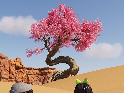 3d植物生长动画