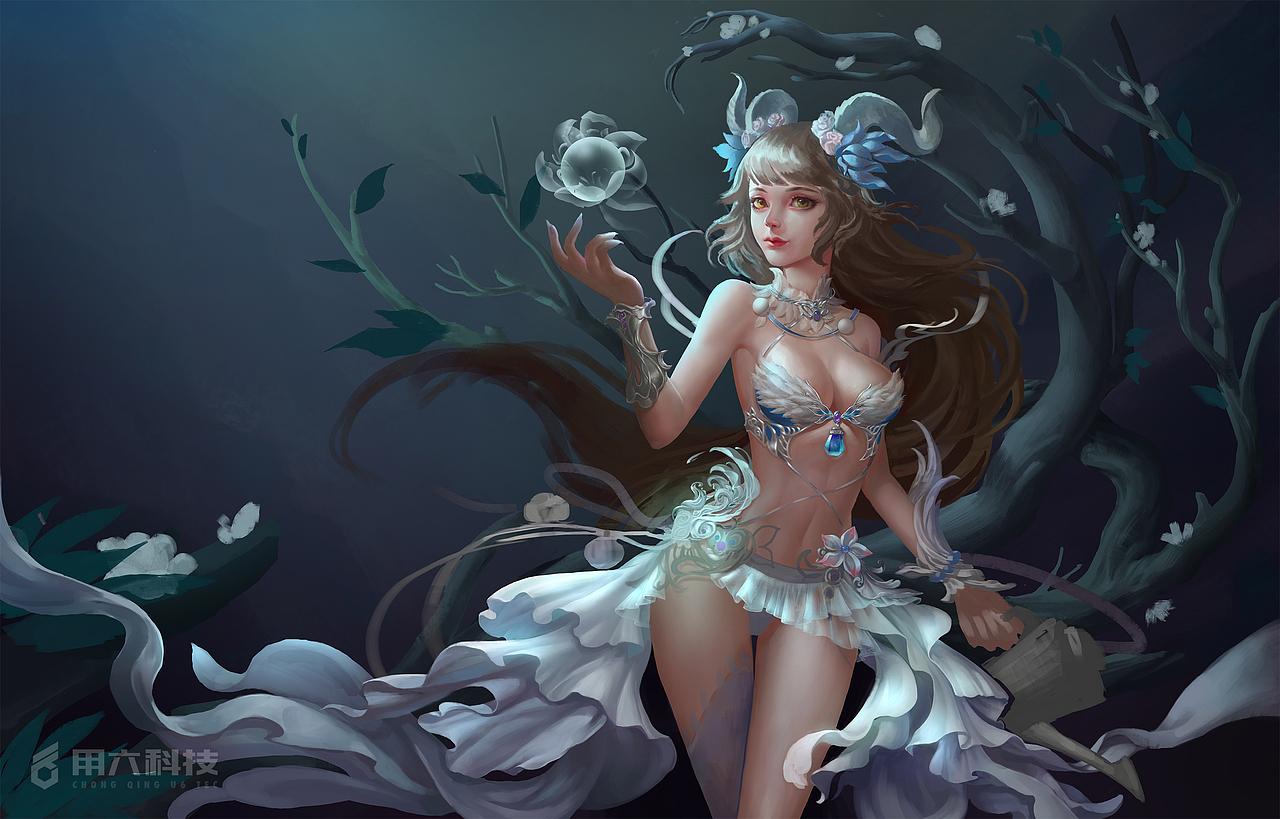 原创插画《木藤》步骤图