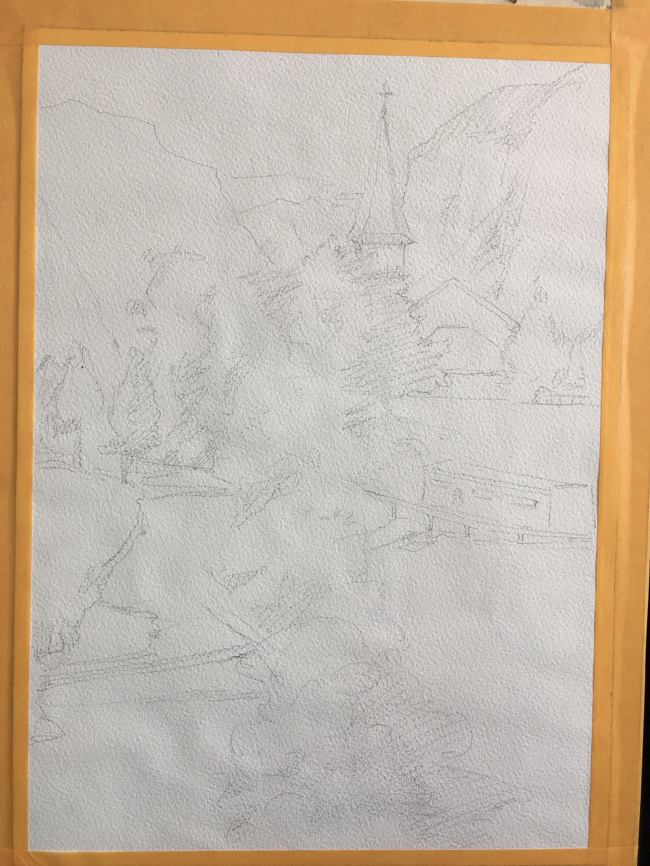 《瑞士山谷》（图ZMTM2ODcwMDk2） - 绘画 - 站酷设计师weijk028原创素材 - 站酷ZCOOL