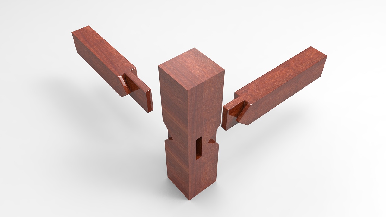 摘自《中华榫卯(上) 》中国林业出版社  叶双陶主编  2.