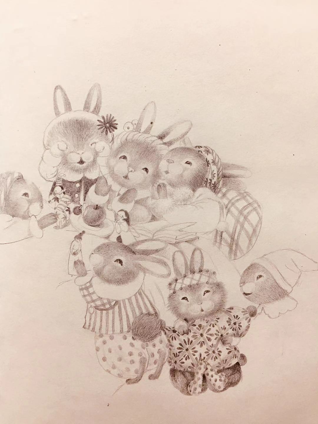 兔子先生一家日常