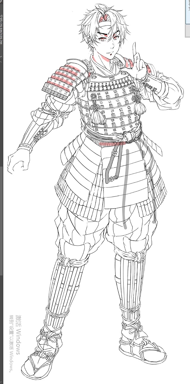 江户立志传)武士男线稿设定