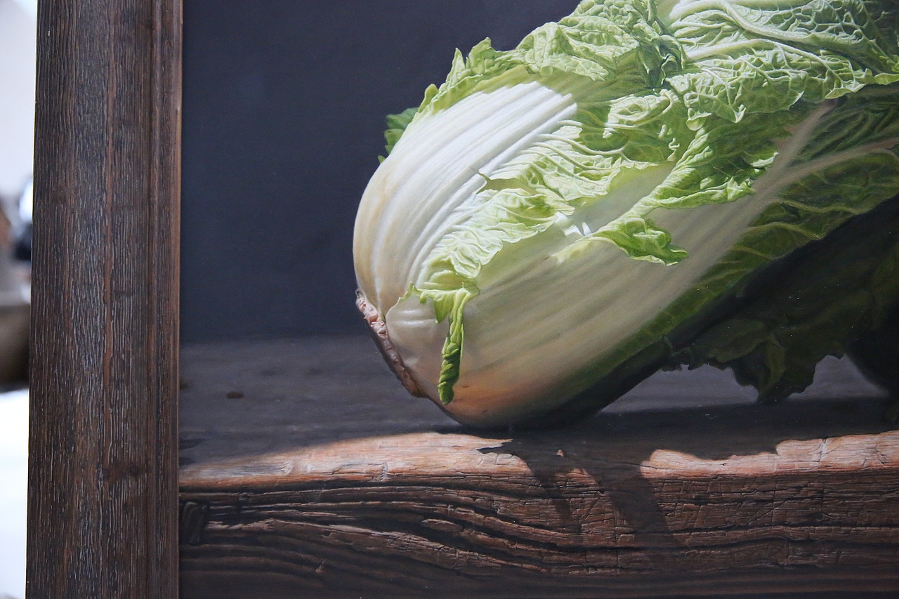 潘思源超写实油画《收获》