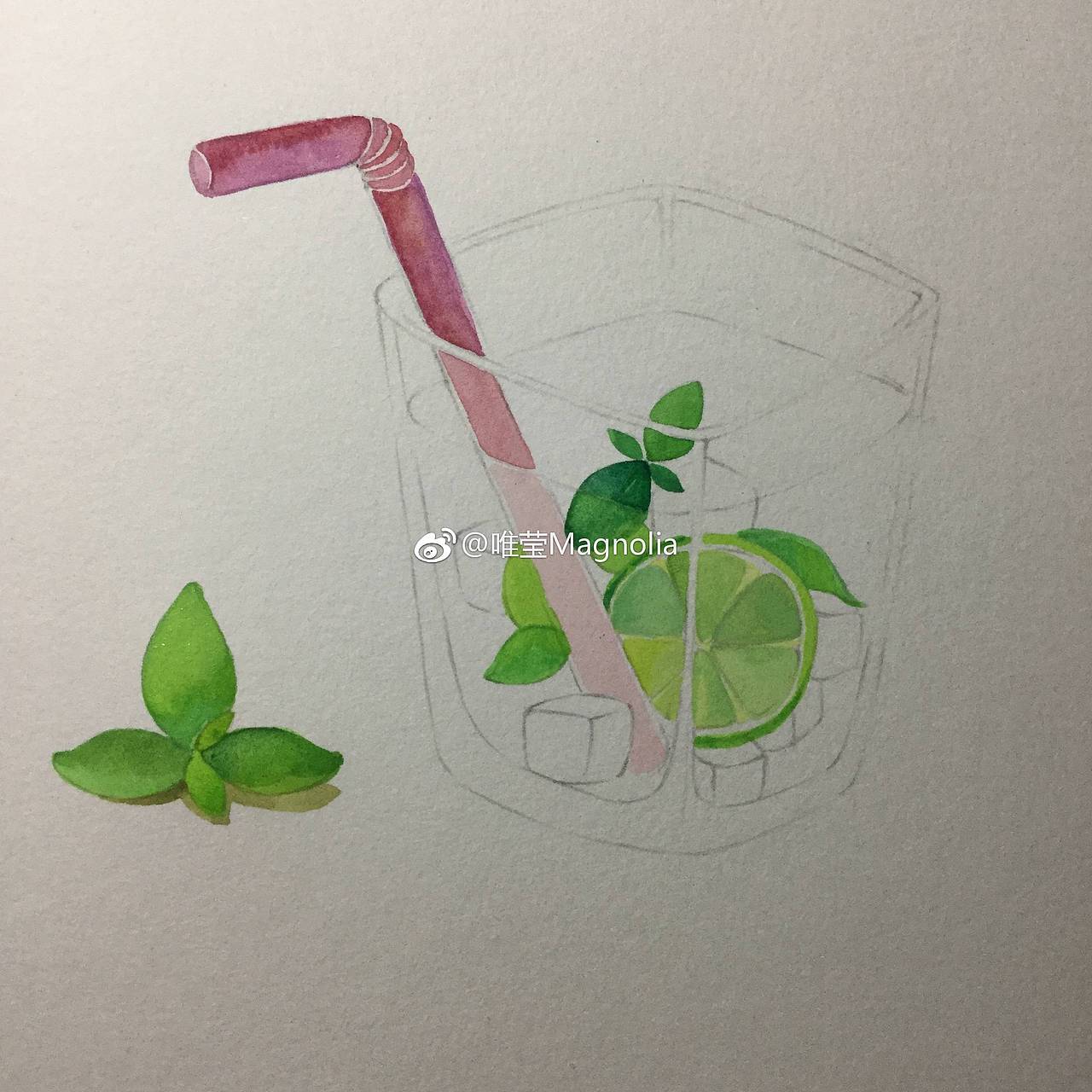 一杯饮料（图ZMTAyMDYzNzIw） - 绘画 - 站酷设计师唯莹原创素材 - 站酷ZCOOL