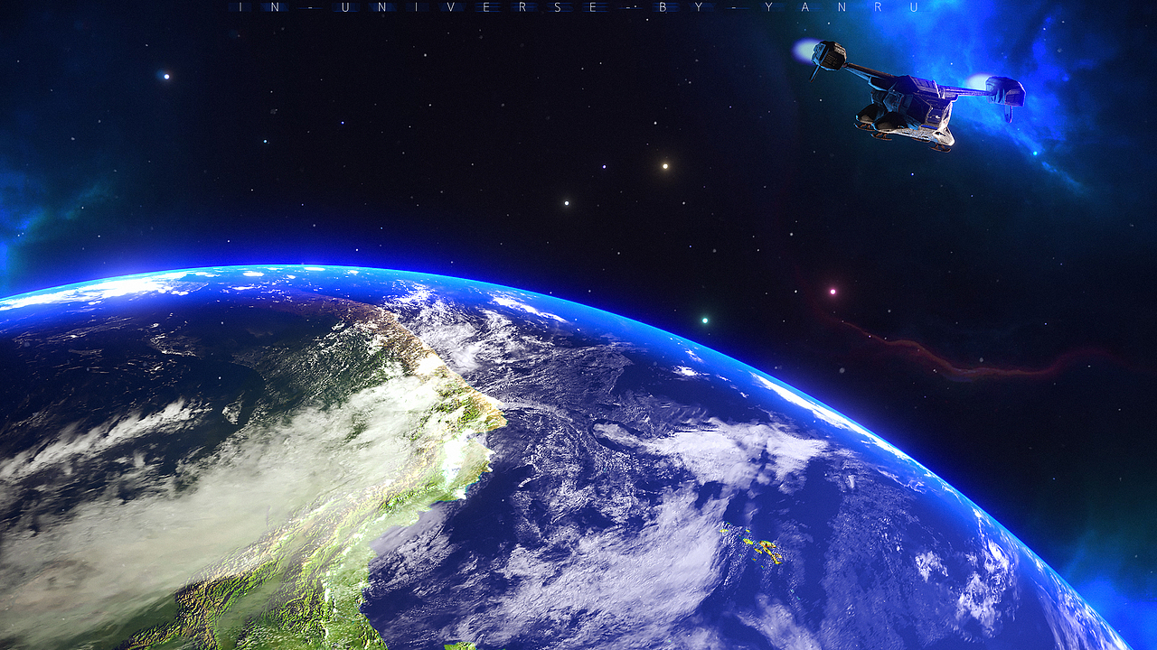 宇宙in universe——个人cg概念场景短片personal film