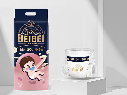 贝贝皇室纸尿裤/拉拉裤----包装设计展示