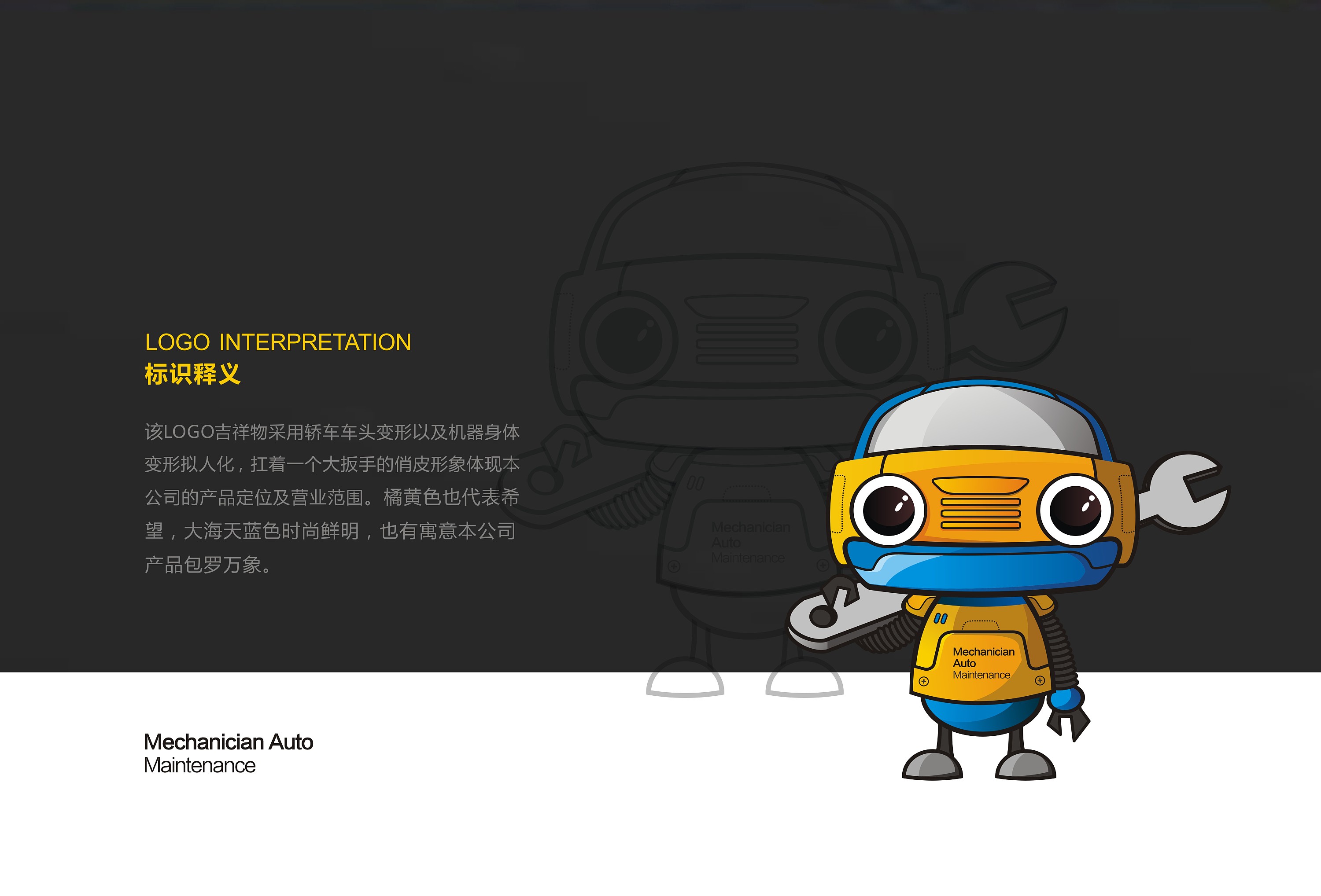 机械师汽保吉祥物及vi设计