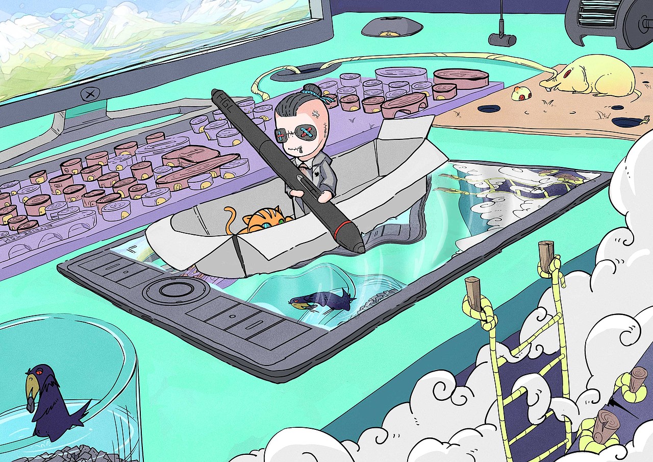 日常划水（图ZMTQyMTE0NTQw） - 创作习作 - 站酷设计师悬空翻原创素材 - 站酷ZCOOL
