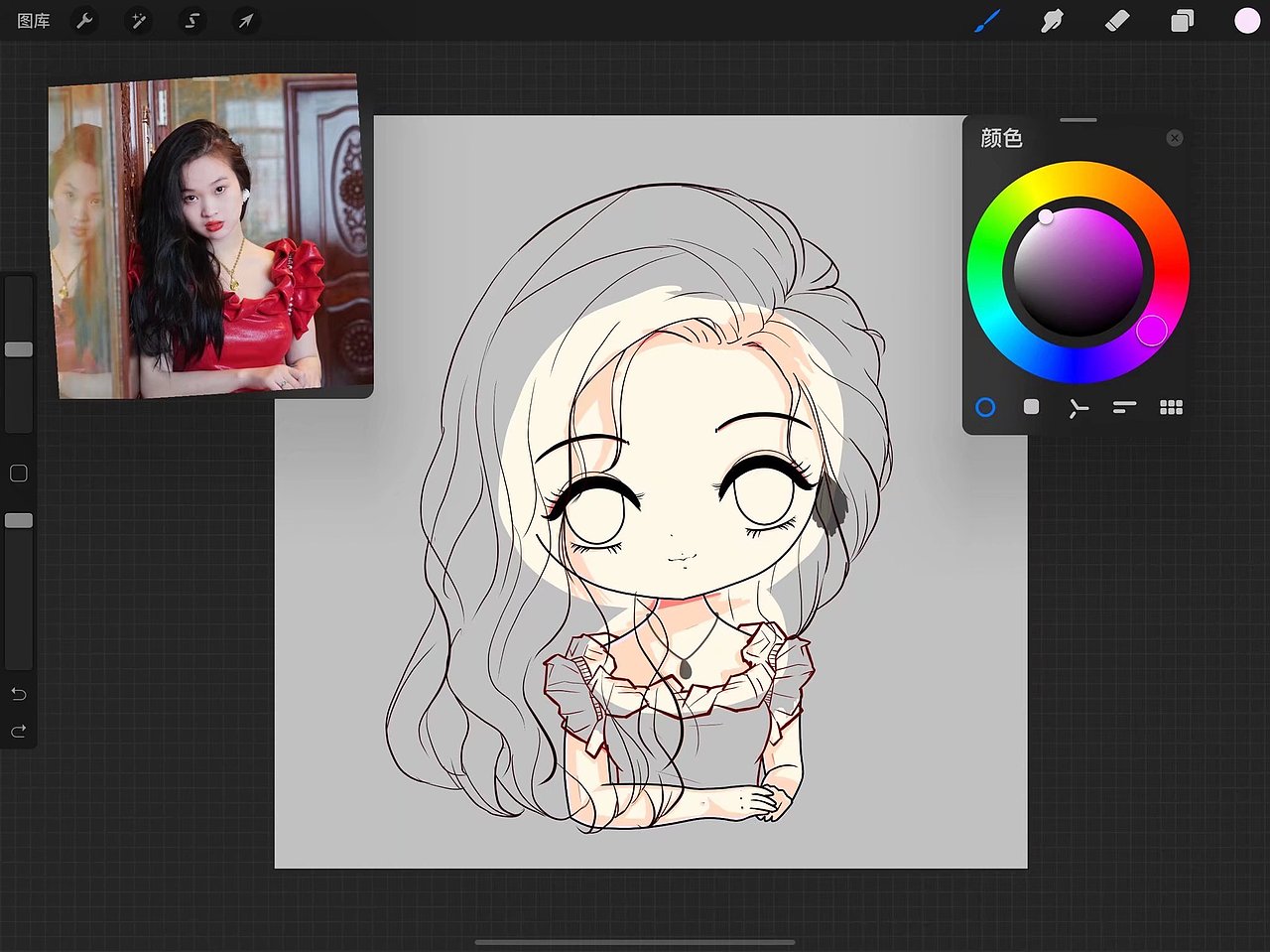 发个过程图（图ZMjkzNzI3ODg4） - 其他 - 站酷设计师惠惠Q版插画教学原创素材 - 站酷ZCOOL