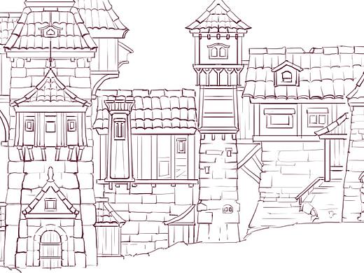 杂七杂八——小房子1（个人主页-ZNjMwODA4ODA=） - 创作习作 - 站酷设计师LYS啊妖原创素材 - 站酷ZCOOL