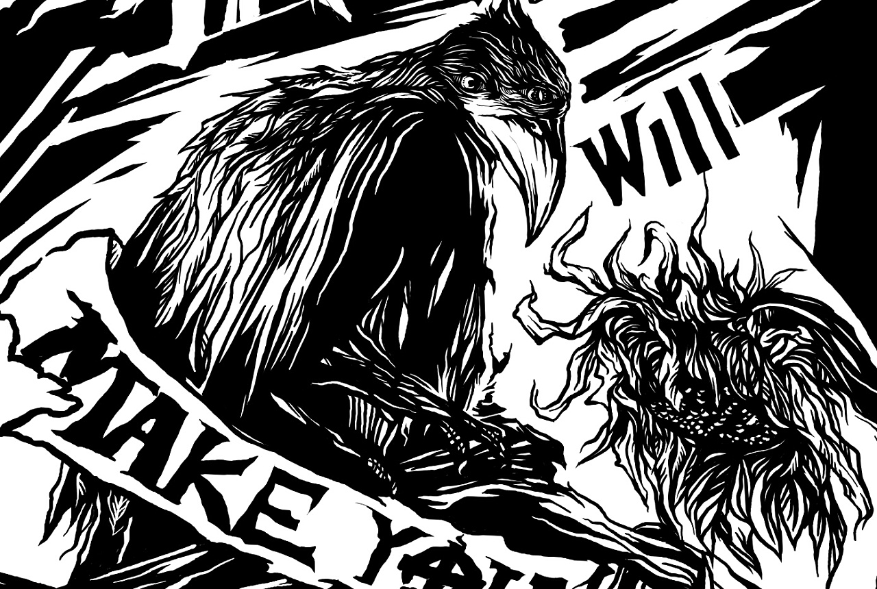 近期两幅黑暗系作品