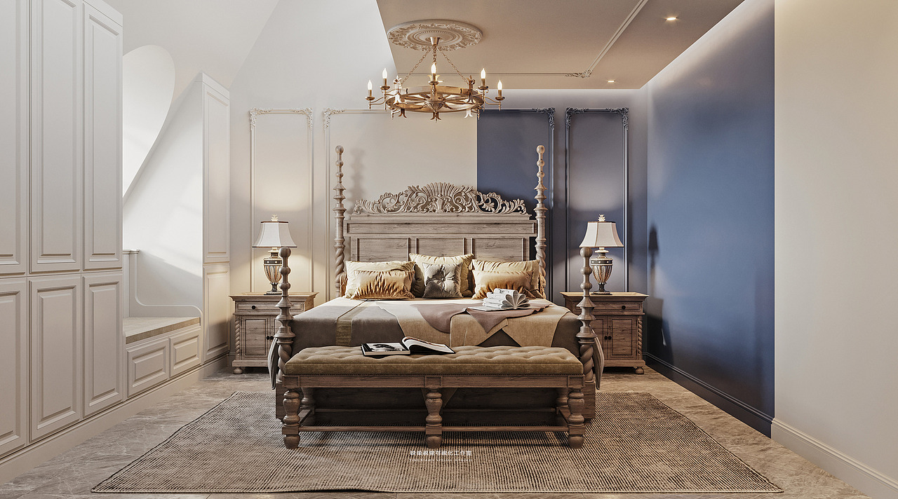 映像視覺 | 商业写实组 | 美式风格（图ZMjM3Mjk3NjI0） - 家装设计 - 站酷设计师郑州映像效果图原创素材 - 站酷ZCOOL