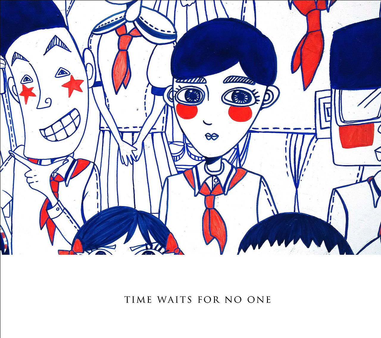 墙绘-time waits for no one（图ZMzE5NjQ1NTI=） - 新锐潮流插画 - 站酷设计师李镇上原创素材 - 站酷ZCOOL