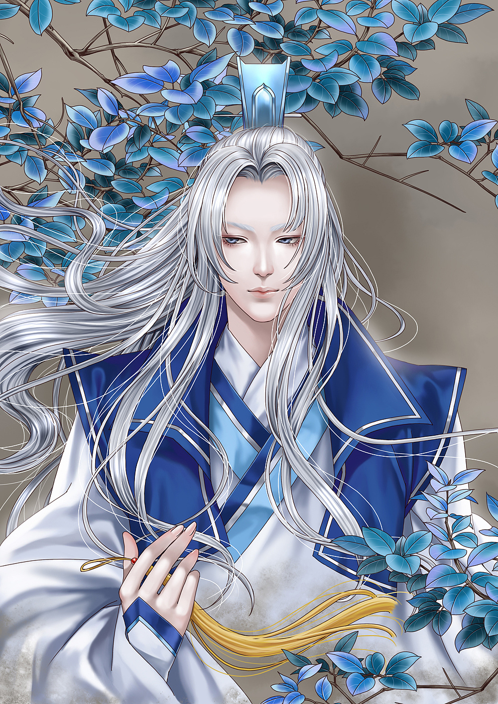 忆 3年前 1405 59 1 南宁  |  插画师 白发的慕容紫英手执九龙缚丝剑