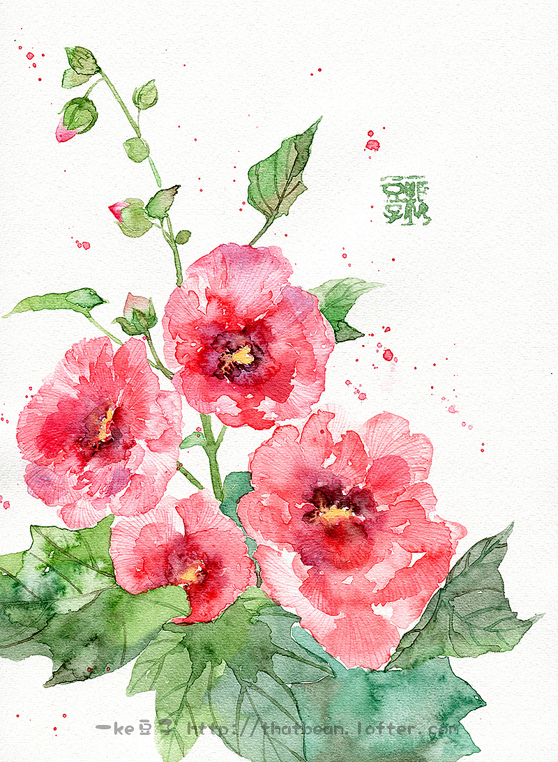 水彩插画－花卉系列（图ZMTg3Mzg2MTI=） - 商业插画 - 站酷设计师Jessie一颗豆子原创素材 - 站酷ZCOOL