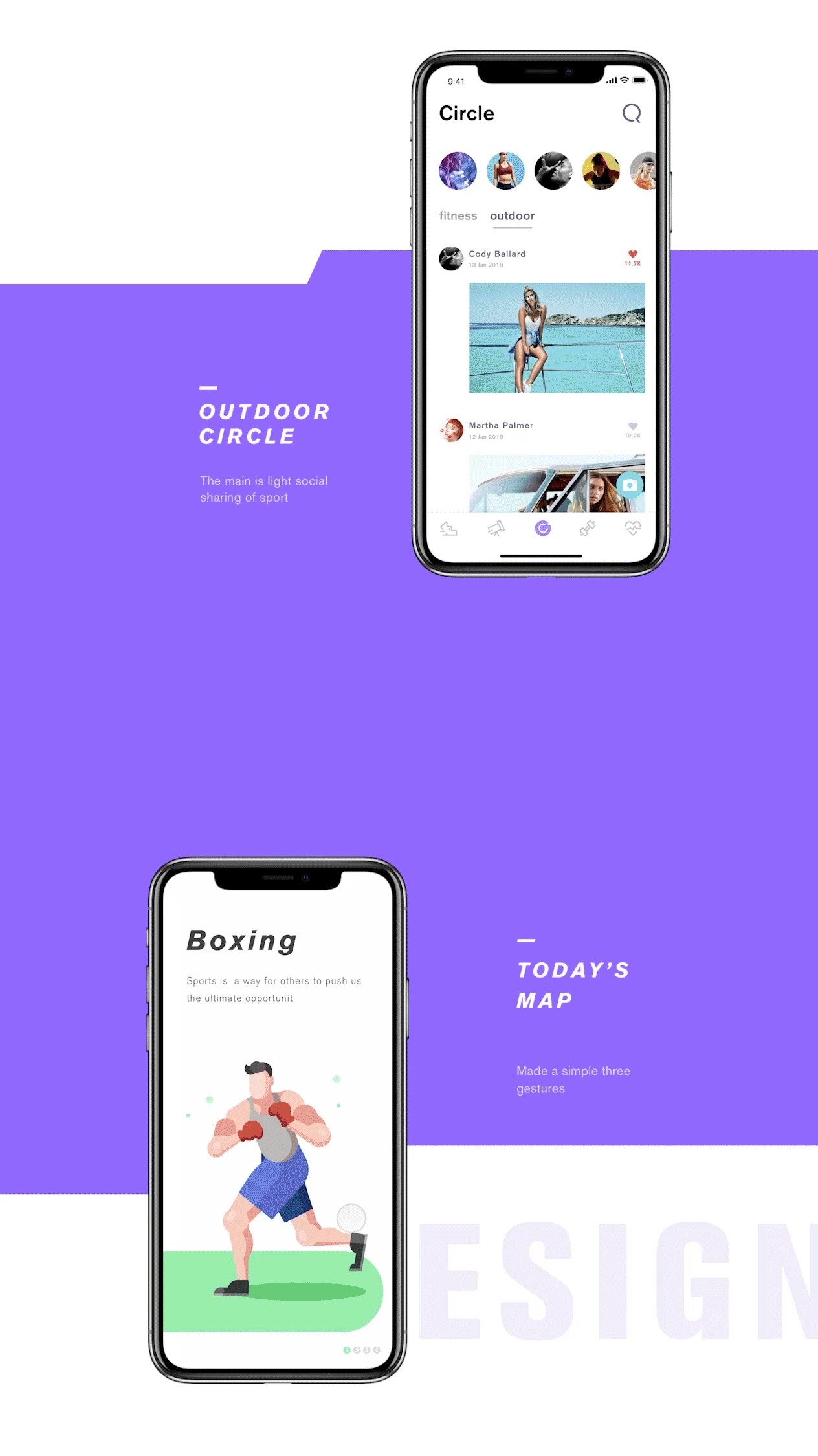 Enjoy sport APP概念设计(图ZMTA2NjIzNTg0) - APP界面 - 站酷设计师若木wy原创素材 - 站酷ZCOOL