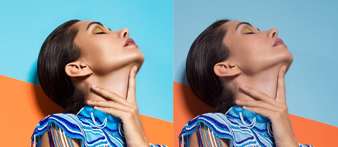 【大圣视觉】中性灰修时尚橙蓝大片全程录制