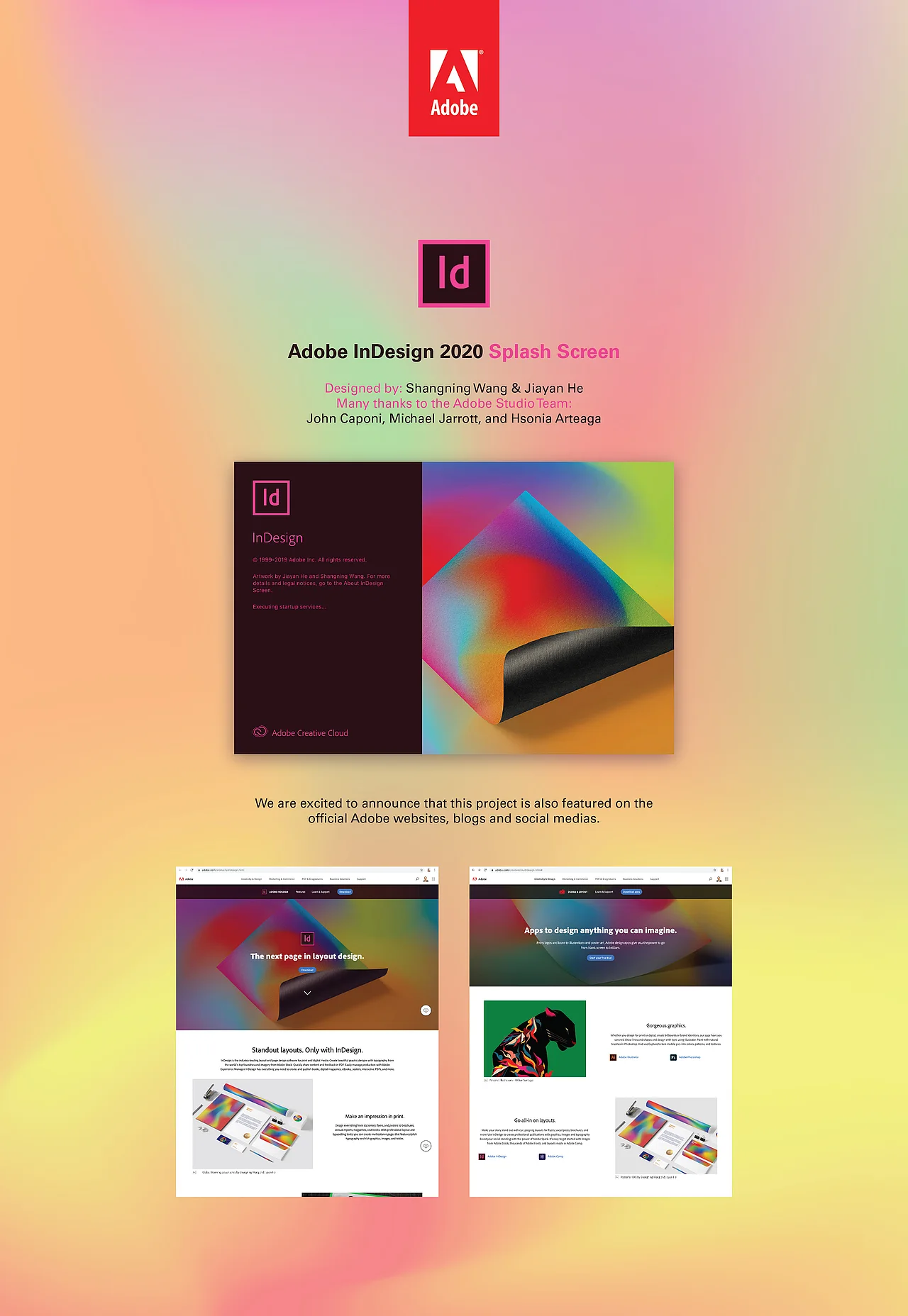 Adobe InDesign 2020 开启界面_Experimental posters_王上宁-站酷ZCOOL