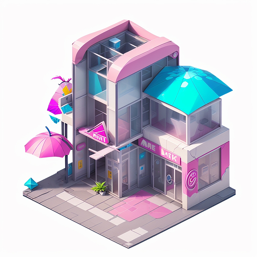 q版经营类建筑