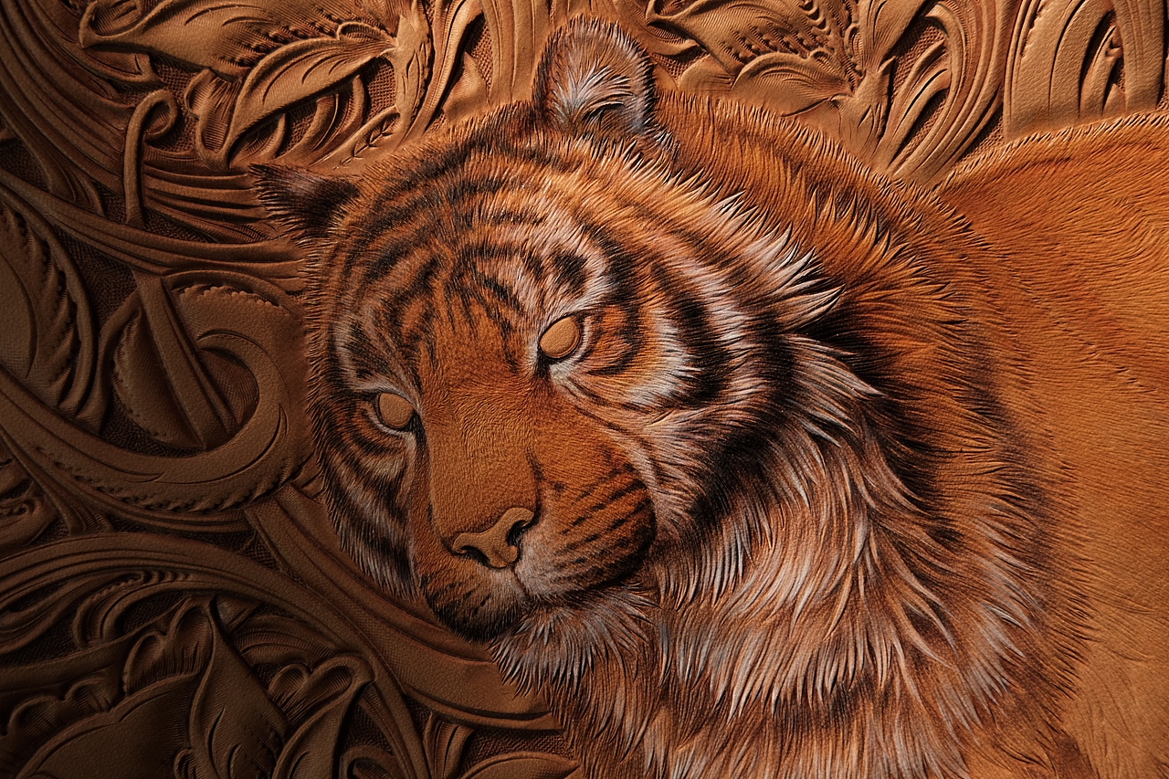 【梦虎】心有猛虎，细嗅蔷薇！（图ZMjE5MTc4MzU2） - 工艺品设计 - 站酷设计师革也GeYe原创素材 - 站酷ZCOOL