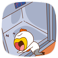 《阿鸡米德-瞌睡篇》gif动态表情