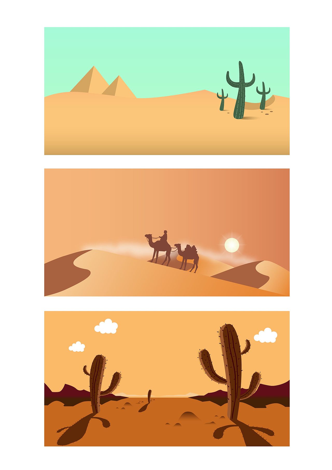 大漠孤烟直,长河落日圆