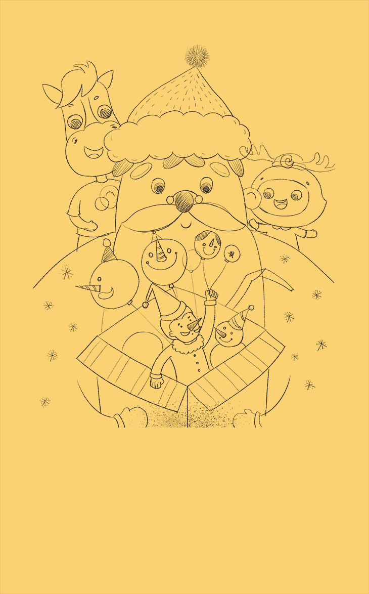 Merry Christmas 圣诞节（图ZMTkwODM5MDY4） - 商业插画 - 站酷设计师啤酒冲原创素材 - 站酷ZCOOL