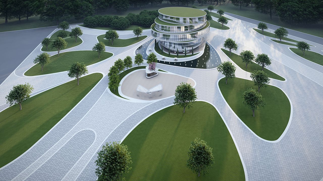 展示区建筑景观效果图（图ZMjUzMDUxMDMy） - 建筑设计 - 站酷设计师噜嚕噜噜鲁鲁修原创素材 - 站酷ZCOOL