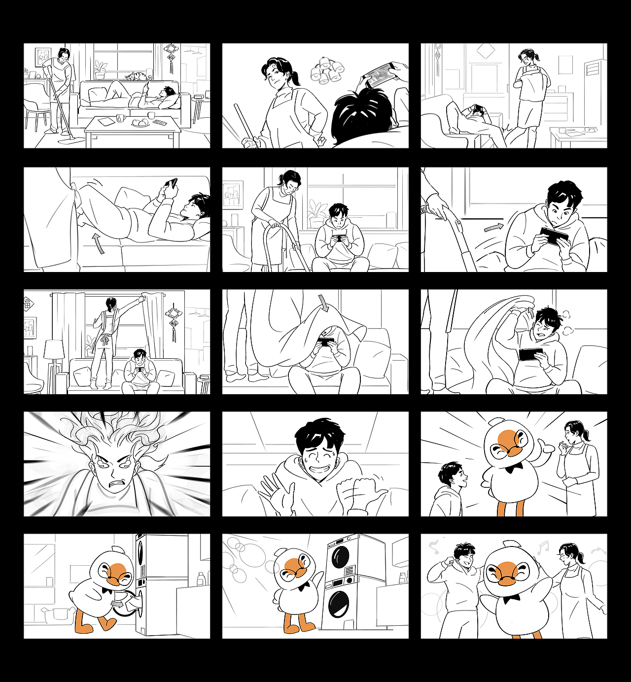 分镜 | 小天鹅tvc（图ZMjY0NDg5Mjky） - 设定/分镜 - 站酷设计师阿Kun阿Kun原创素材 - 站酷ZCOOL