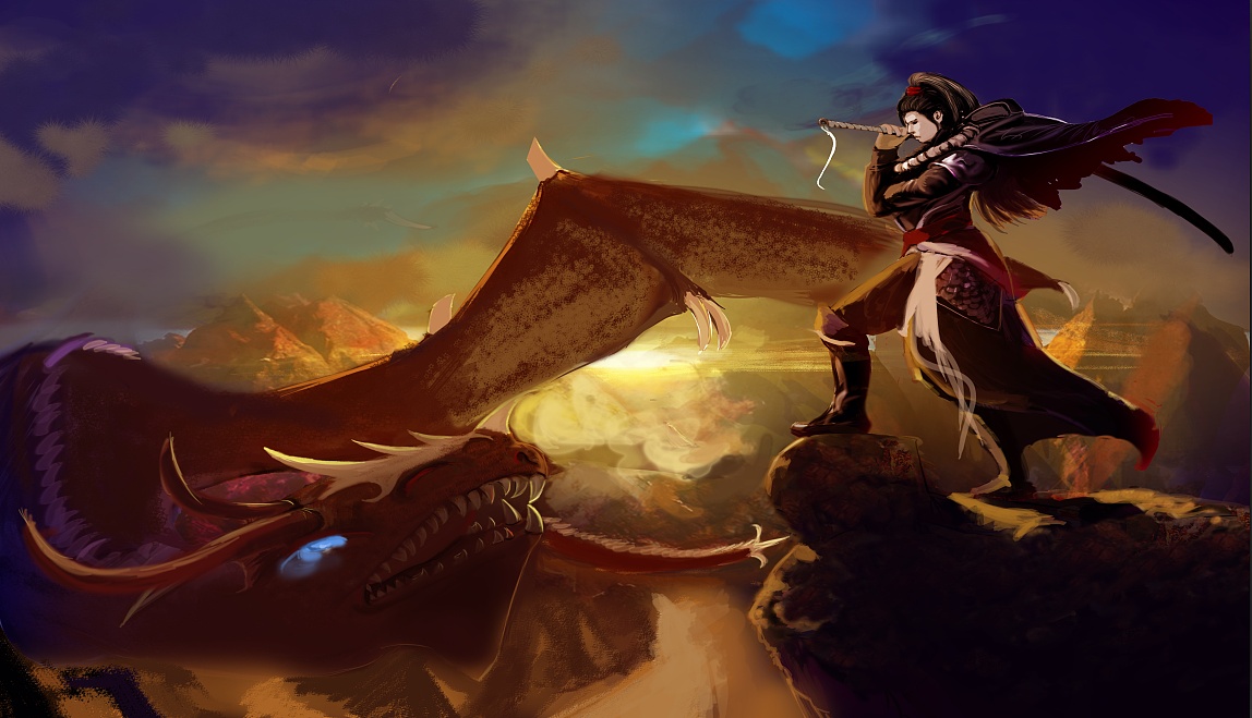 对峙|插画|概念设定|liaobiao - 原创作品 - 站酷 (zcool)