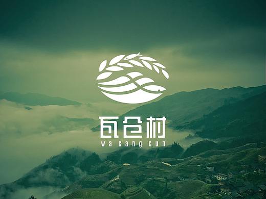 瓦仓村稻米全新LOGO设计