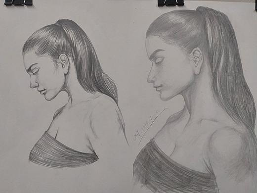 練習(xí)素描（個(gè)人主頁-ZNDY1NDA3NzI=） - 繪畫 - 站酷設(shè)計(jì)師婷子TT原創(chuàng)素材 - 站酷ZCOOL