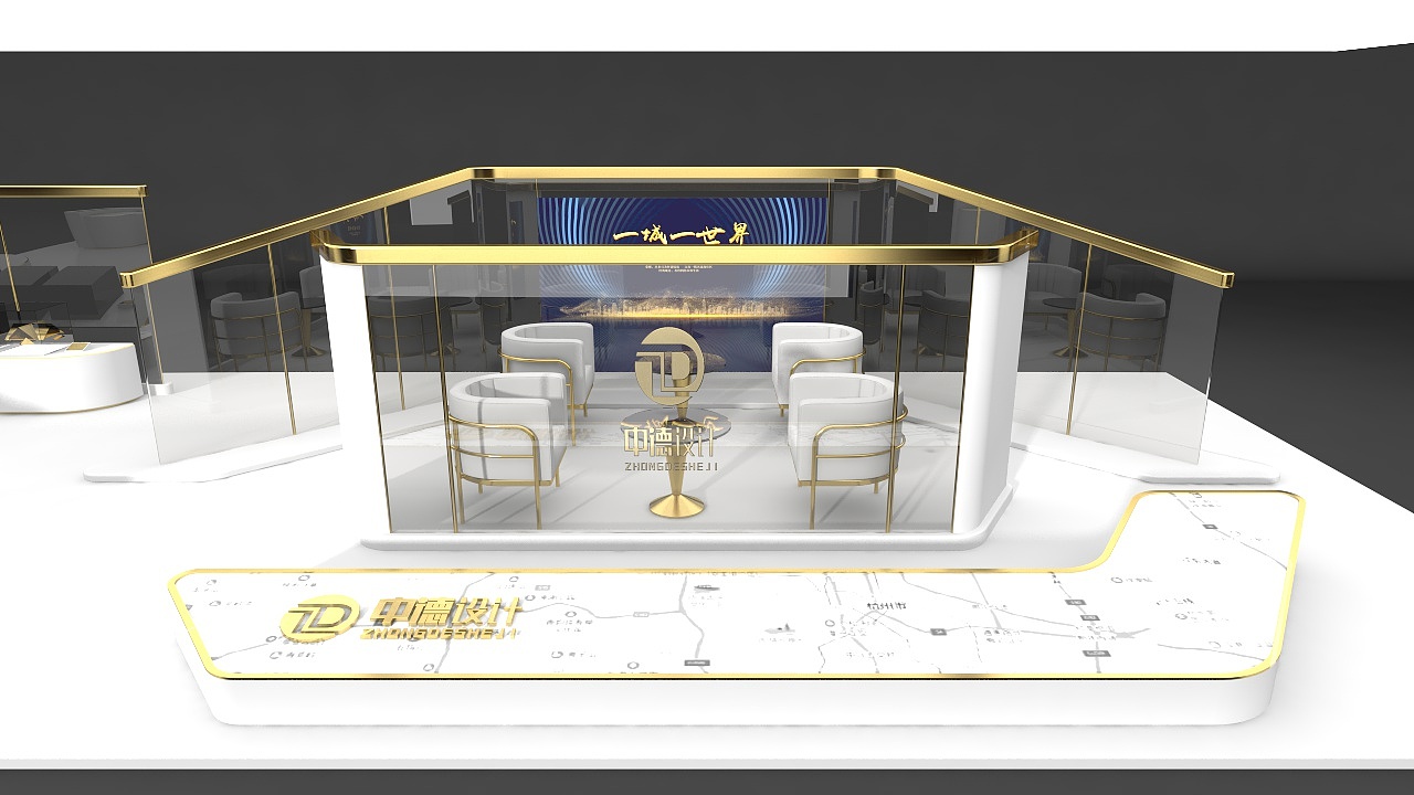 临摹-展厅模型+加入自己的想法