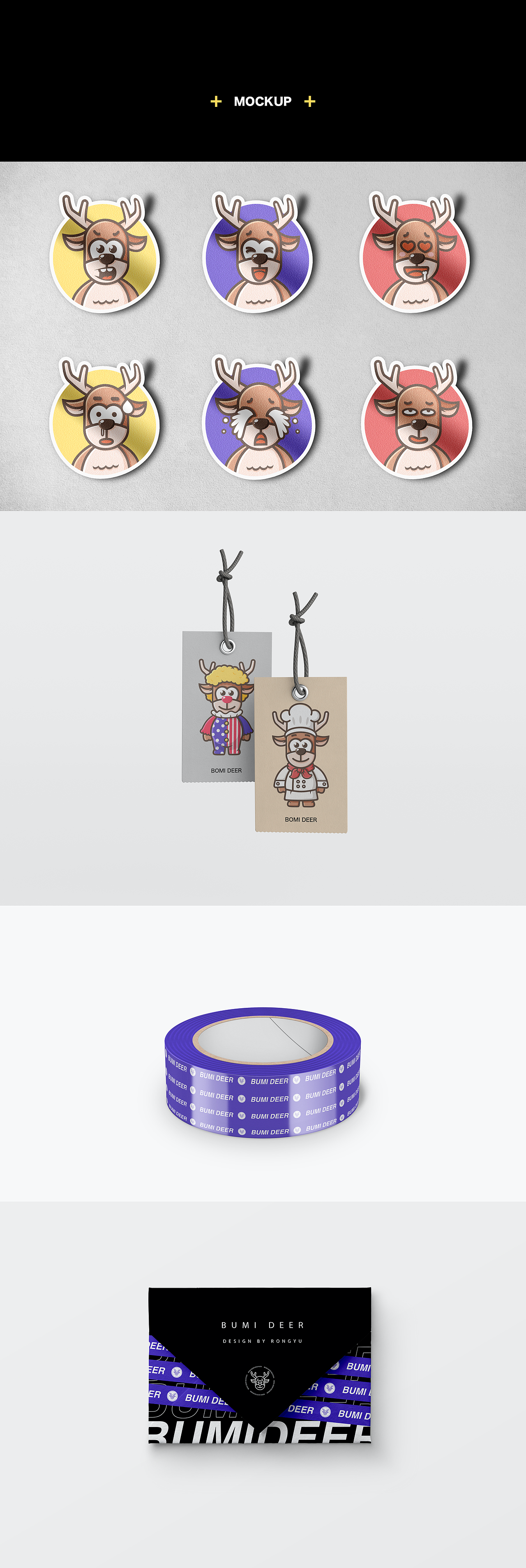 卡通IP形象《BUMI DEER》（图ZMTg5NTM2MzQw） - IP形象 - 站酷设计师陈容与原创素材 - 站酷ZCOOL