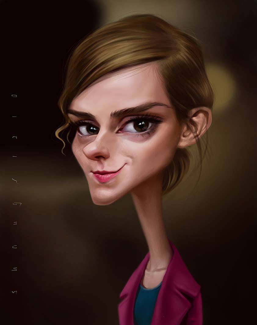 艾玛沃特森|动漫|单幅漫画|尚亚努扎伊_原创作品-站酷zcool