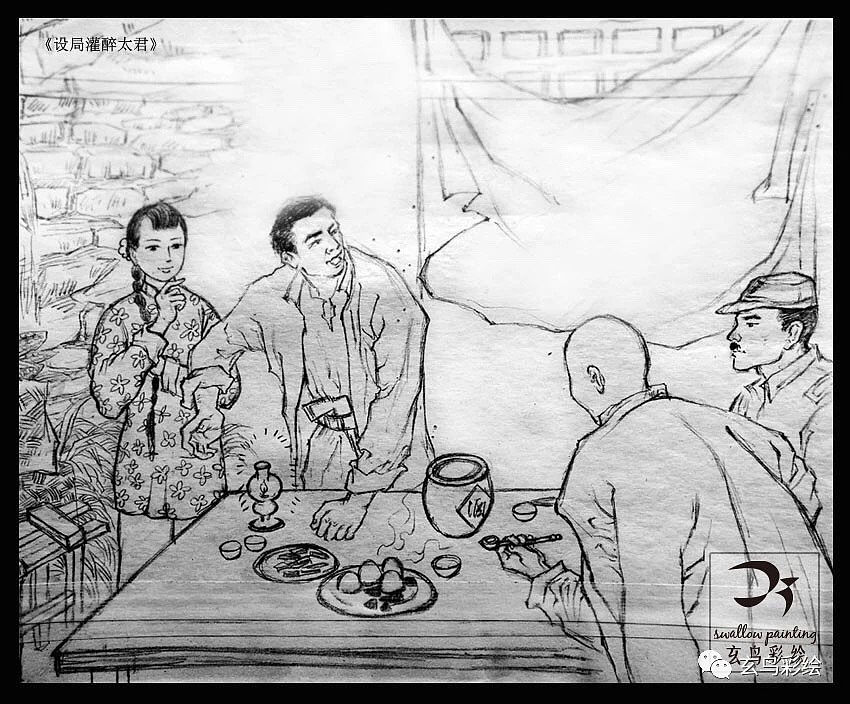 博物馆～连环画创作（图ZMTgzNDcyOTM2） - 绘画 - 站酷设计师玄鸟彩绘原创素材 - 站酷ZCOOL