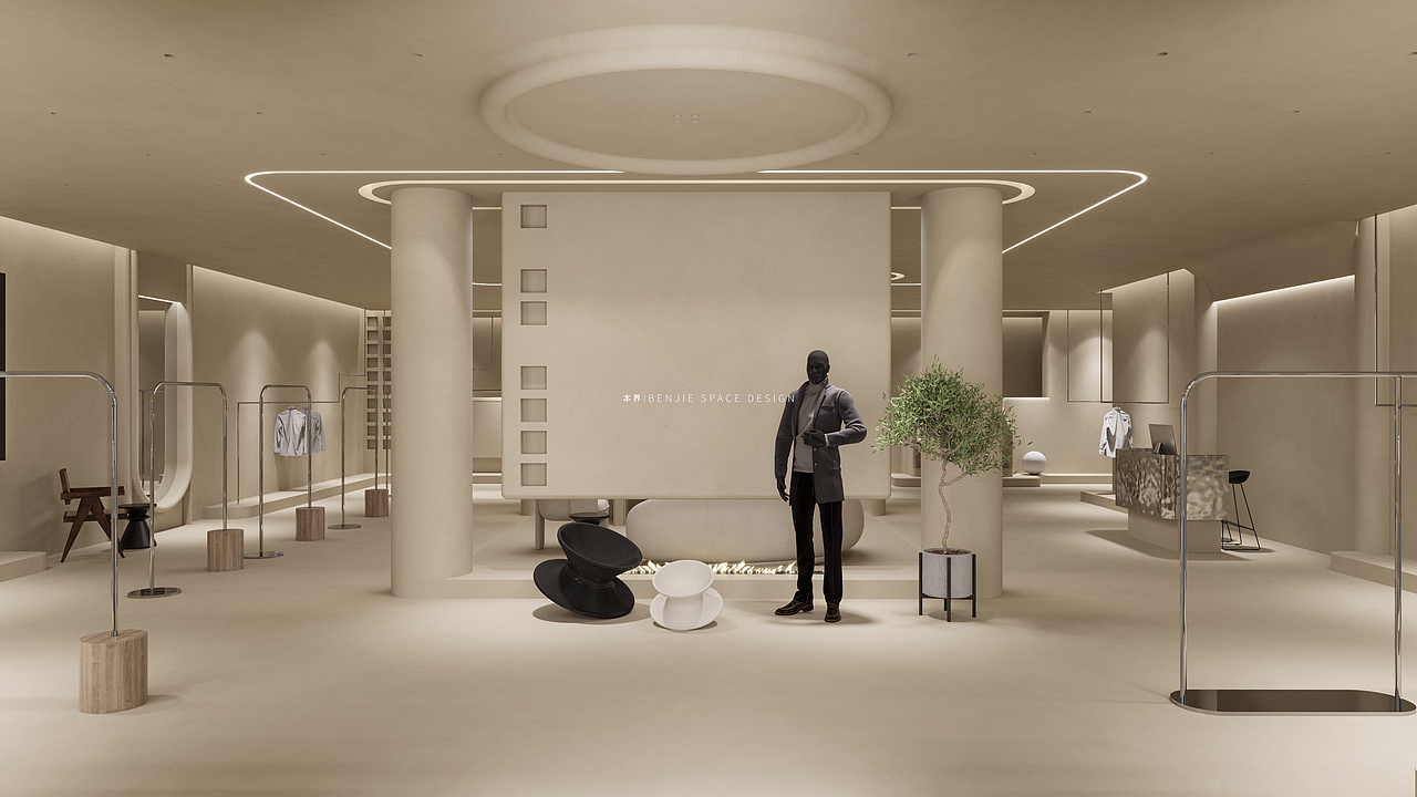 本界设计作品 l 当男装遇到侘寂风