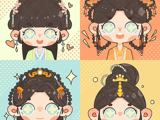 卿卿日常Q版人物头像