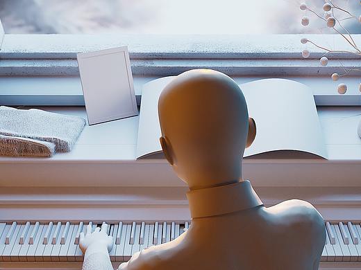 c4d角色练习 corona Arnold服装毛发制作