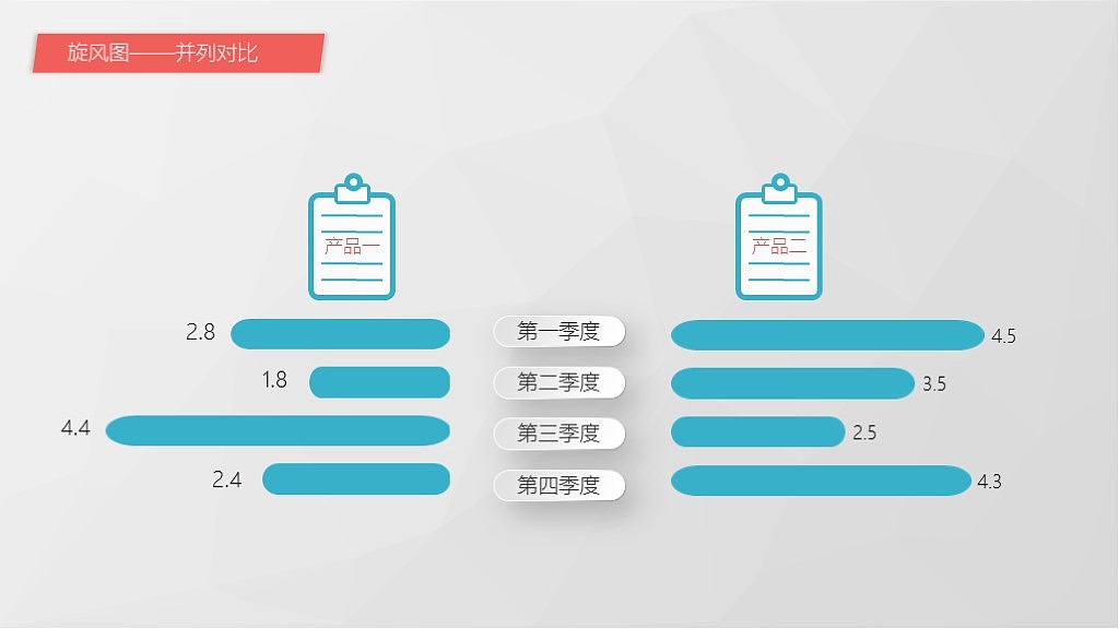 宅寂系列:微立体LOWPOLY可编辑数据图表PPT模板