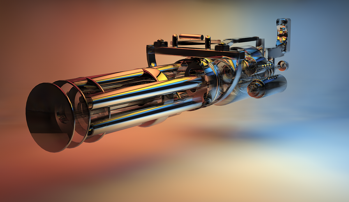 多管旋转机枪加特林