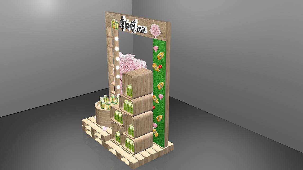 美美哒陈列|三维|场景|卿卿我我的卿卿_原创作品-站酷(zcool)