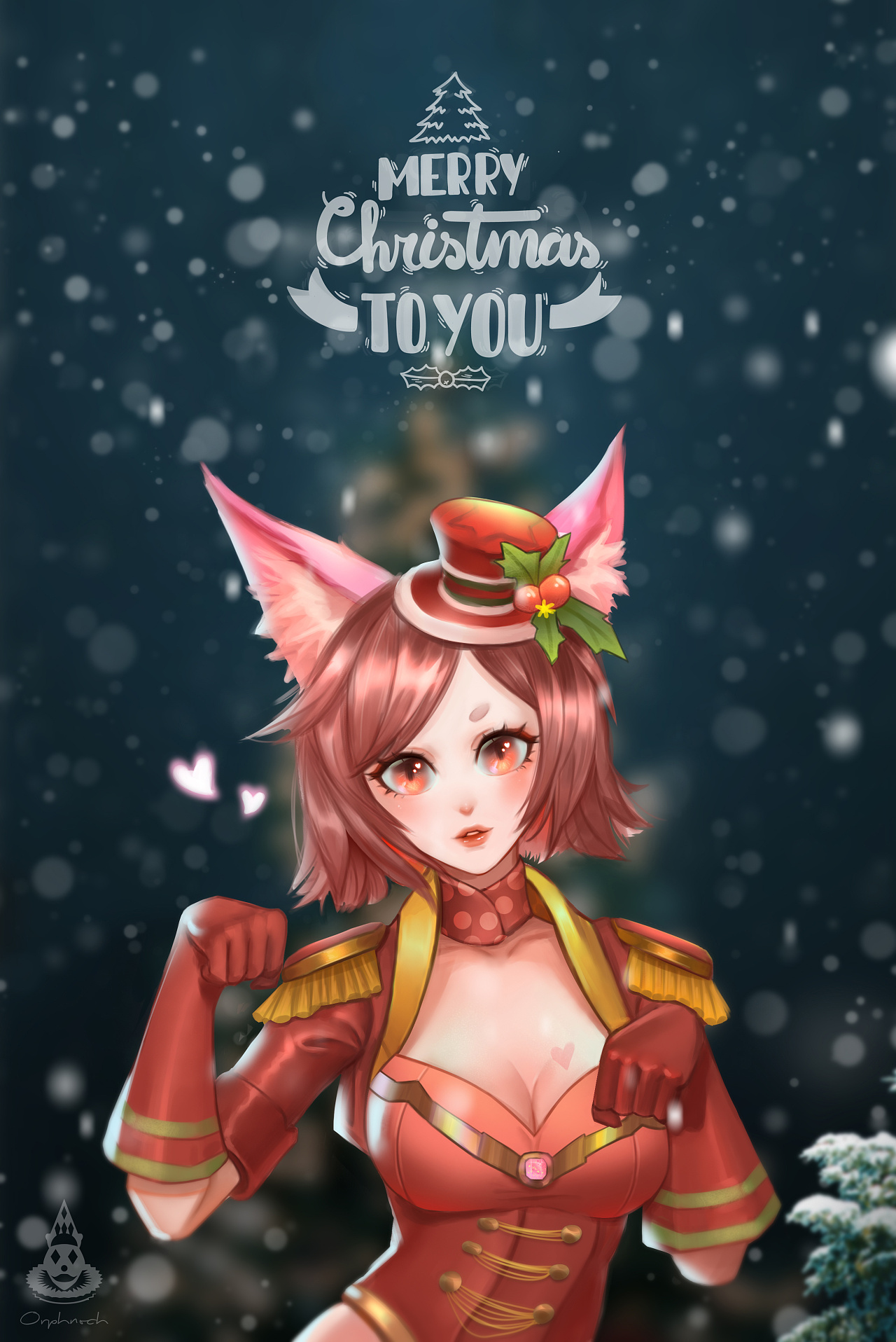 小妲己祝你圣诞快乐