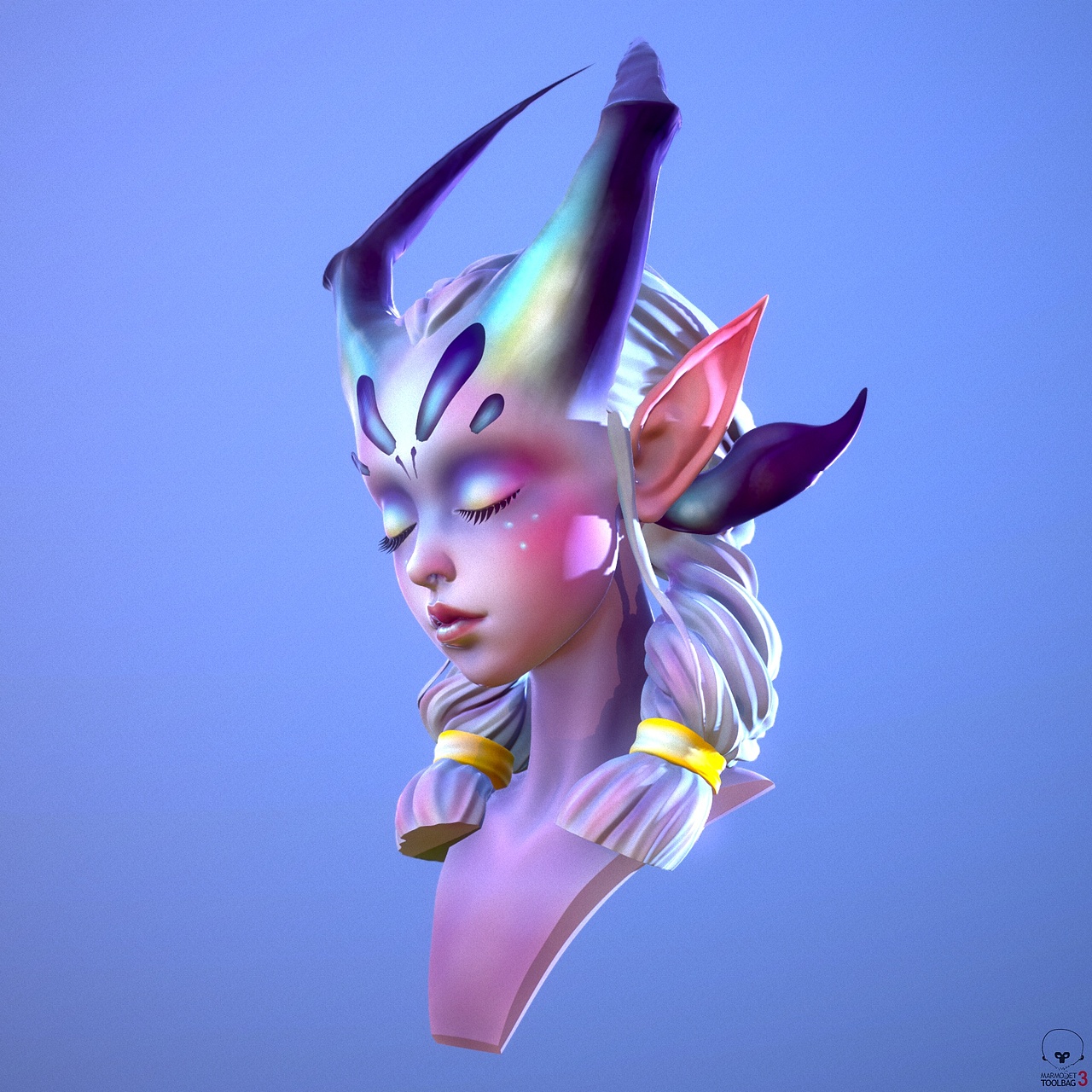 zbrush次时代角色模型雕刻练习（图ZMjE3MDM3NjMy） - 人物/生物 - 站酷设计师Add_Jason原创素材 - 站酷ZCOOL
