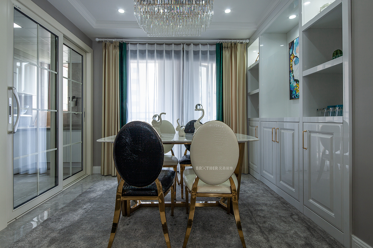 恋湖学郡装修,重庆恋湖学郡装修设计方案实景图