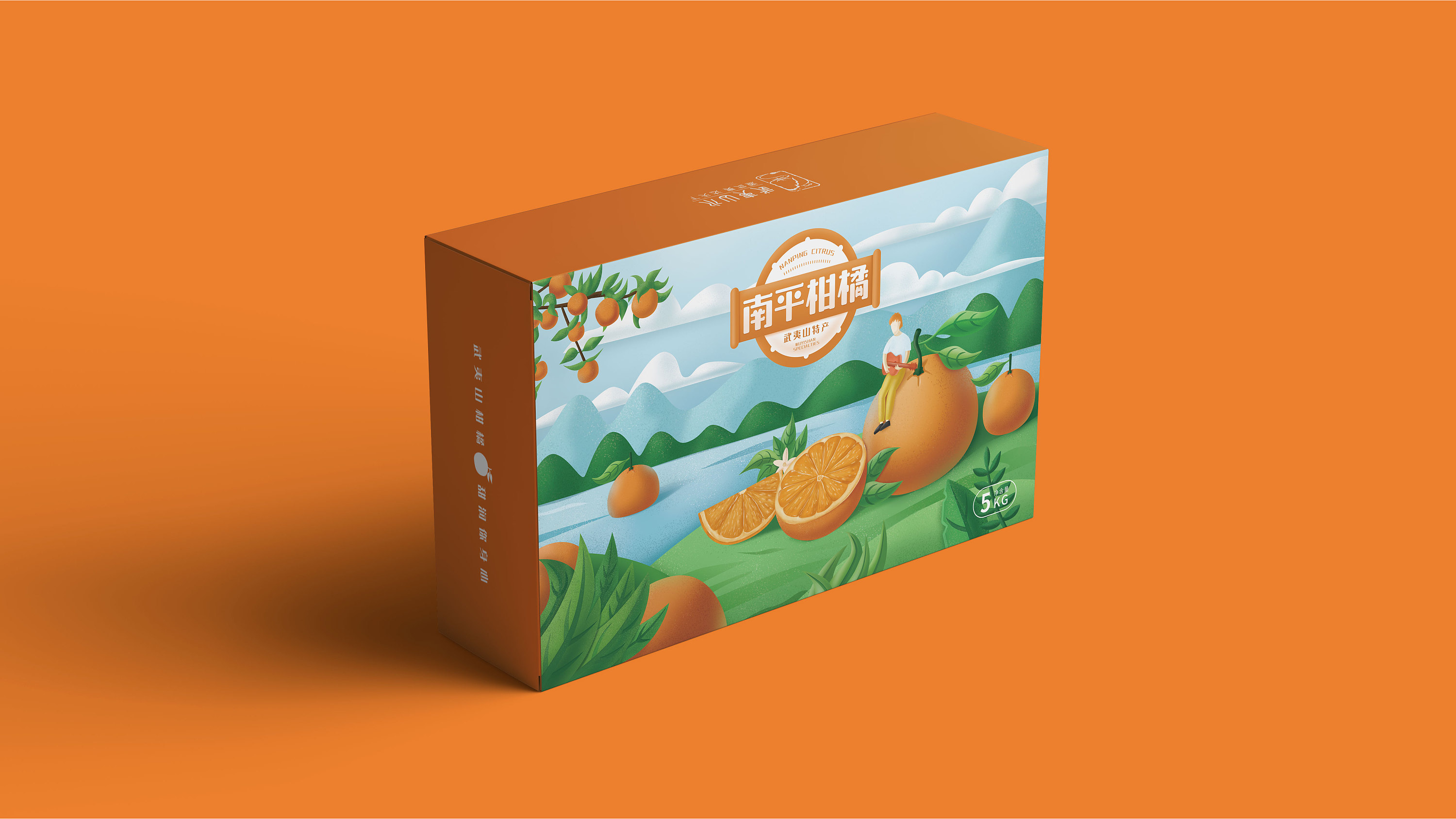 武夷山水-南平柑橘包装|平面|包装|尤瑞设计实验室 - 原创作品 - 站酷