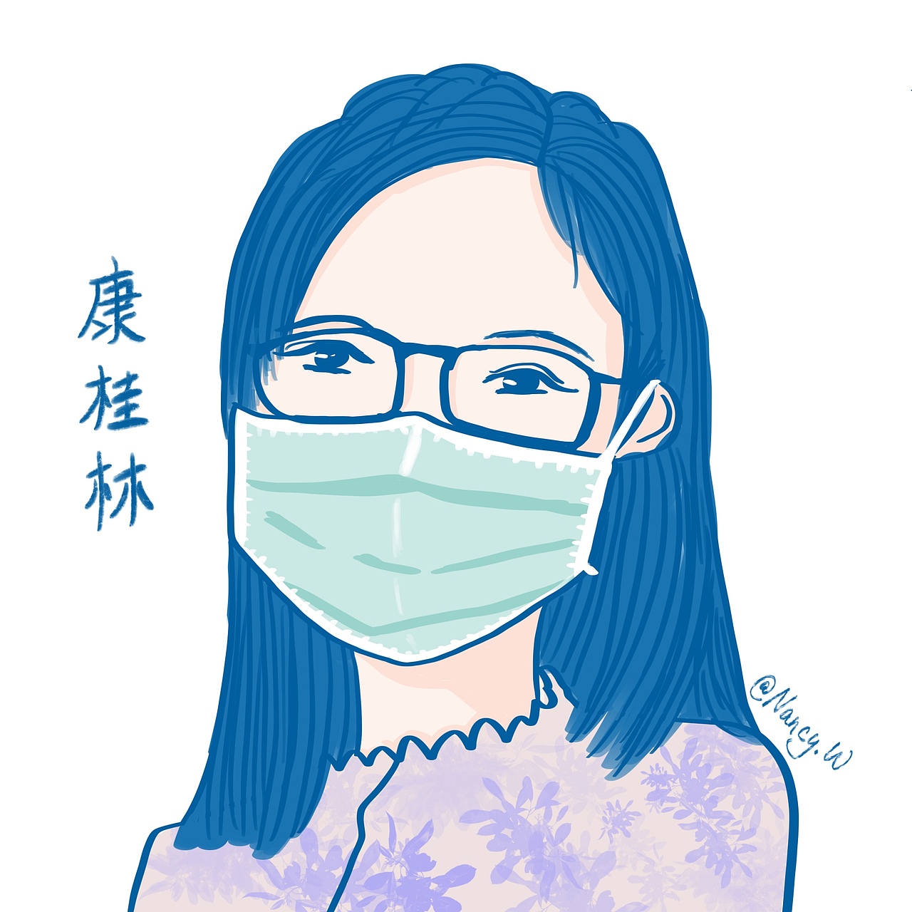 王南希的每日一画：头像（图ZMjEwNjc1NzIw） - 创作习作 - 站酷设计师NancyChina原创素材 - 站酷ZCOOL