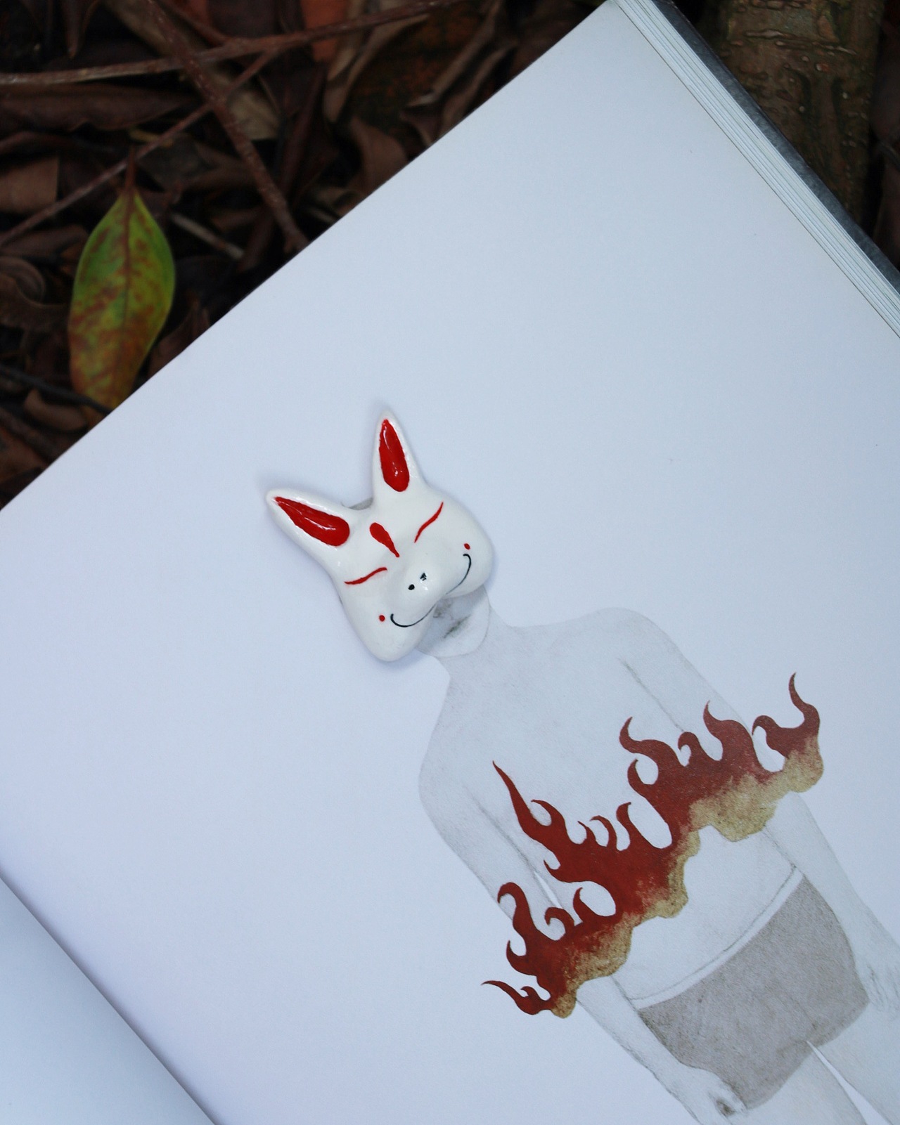 做了几个渣粘土小狐狸面具（图ZOTAwODMzODA=） - 其他手工艺 - 站酷设计师lariliu原创素材 - 站酷ZCOOL