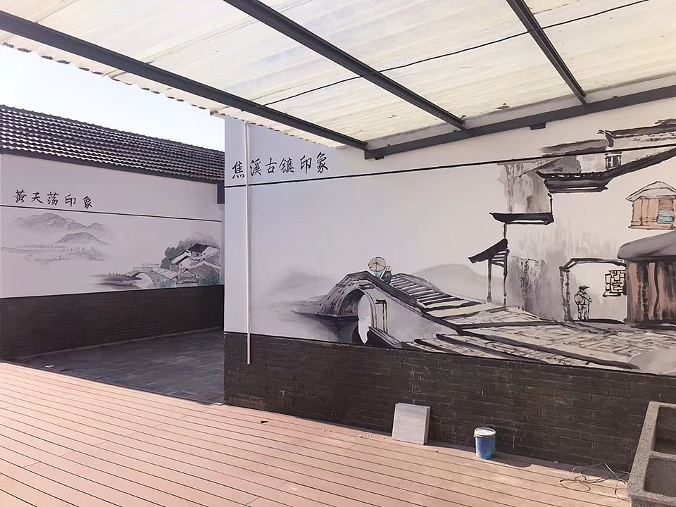 【查家湾印象、焦溪古镇印象、丰北印象、黄天荡印象】（图ZMTk1NjE3NTQw） - 新锐潮流插画 - 站酷设计师CrazyRiot原创素材 - 站酷ZCOOL