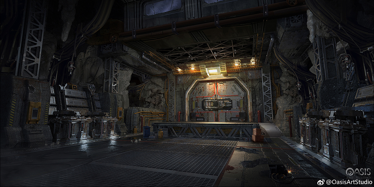 原创高清科幻类场景（图ZMjE1NTg1NzU2） - 游戏原画 - 站酷设计师欧瑟斯工作室原创素材 - 站酷ZCOOL